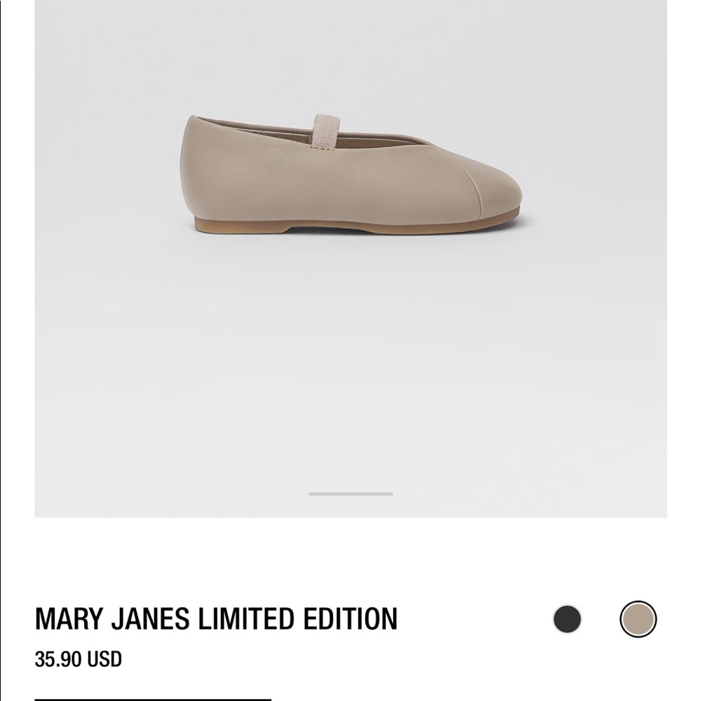 Zara cream/white size 8(24)